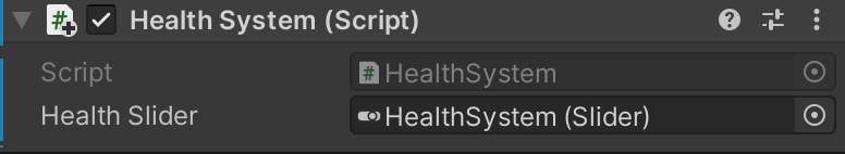 add Health System Component