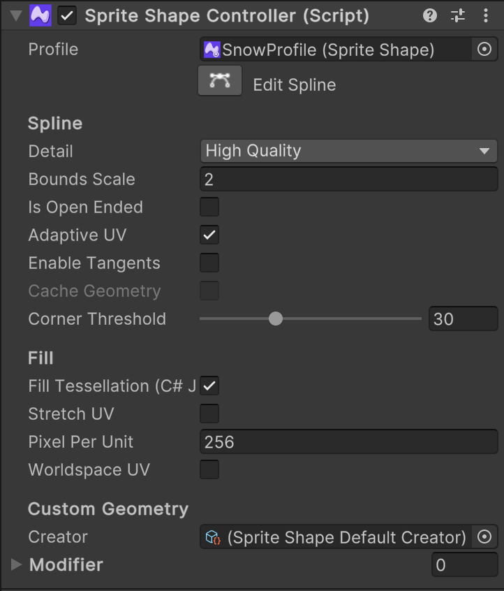 Unity 2D Sprite Shape - Enjoy 軟體