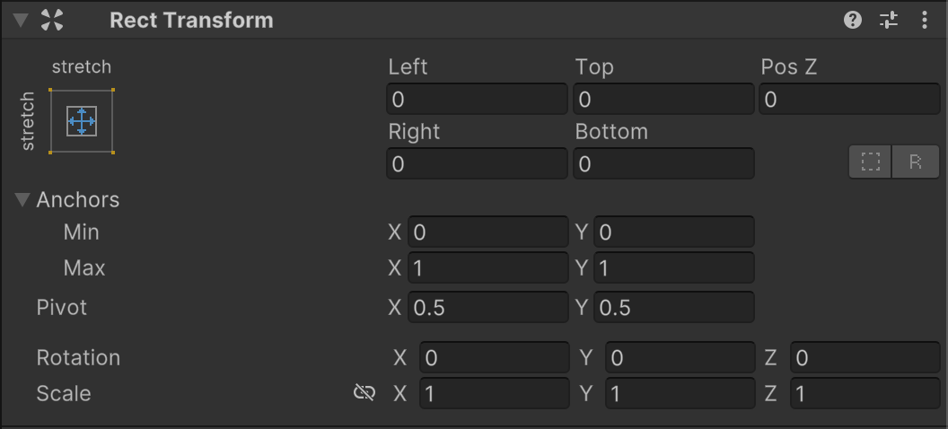 Unity Rect Transform 筆記 - Enjoy 軟體