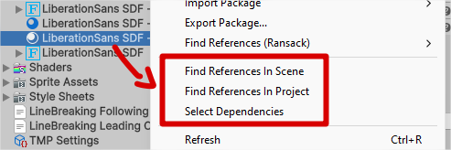 Find References In Project