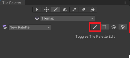 2d tile palette toggle edit