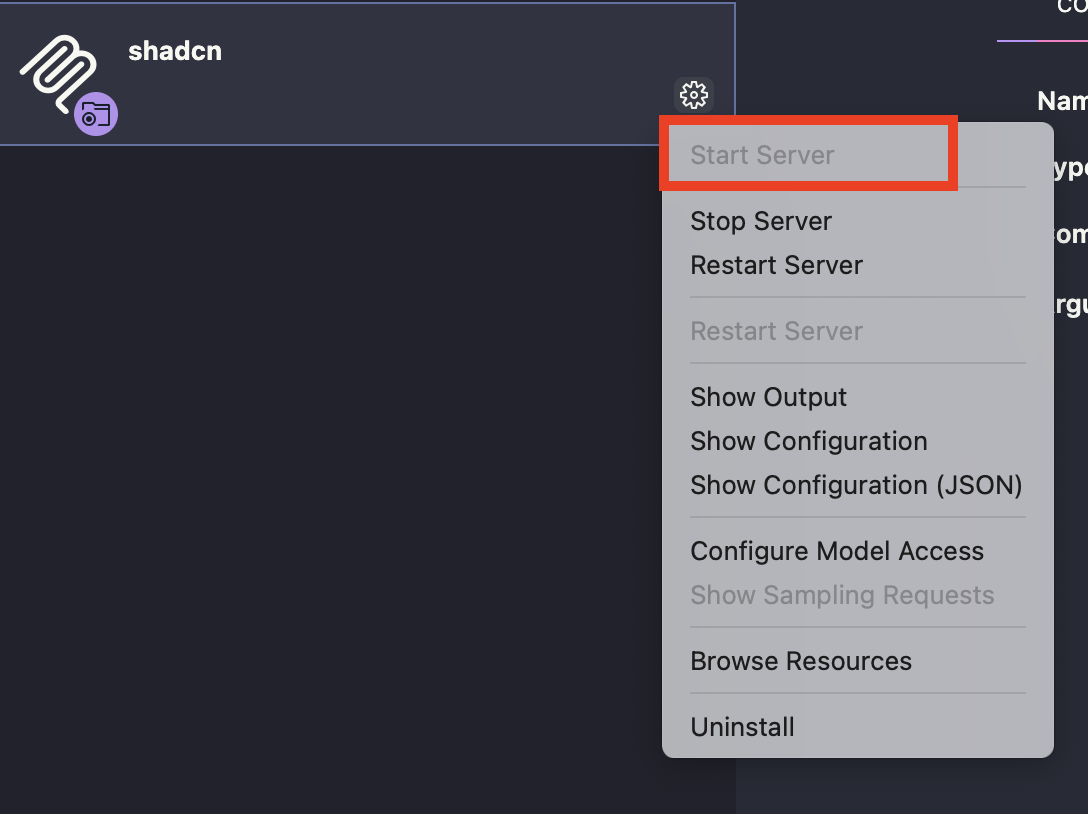 Start Server